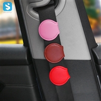 Car pregnant child seat belt locking device with limit adjusting fixer